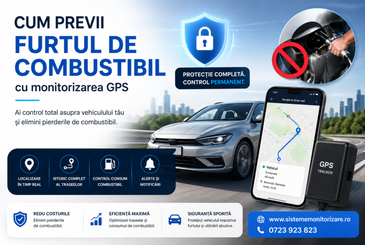 Cum previi furtul de combustibil cu monitorizarea GPS?