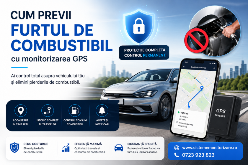 Cum previi furtul de combustibil cu monitorizarea GPS?